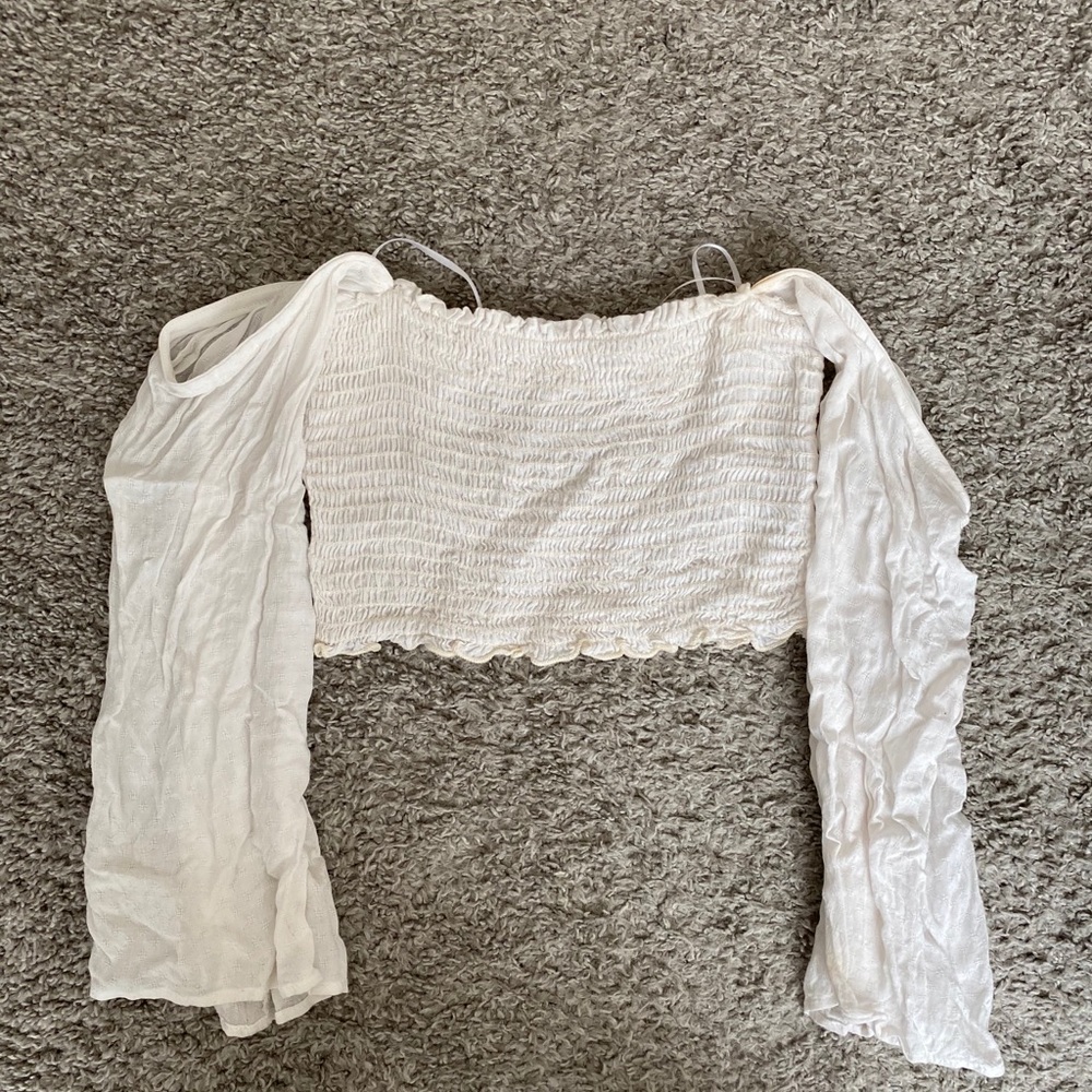 Off the Shoulder Crop Top